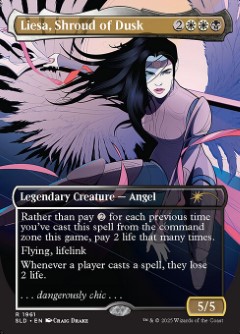 Liesa, Shroud of Dusk Secret Lair Drop - Slay the Day Art